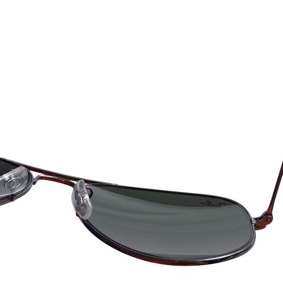 Ray-Ban Like New Aviator Sunglasses RB3025 Gunmetal Grey Frames G-15 Green Lens - Picture 7 of 16